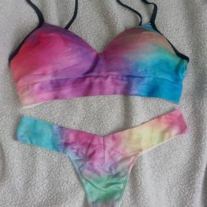Tie dye bra set